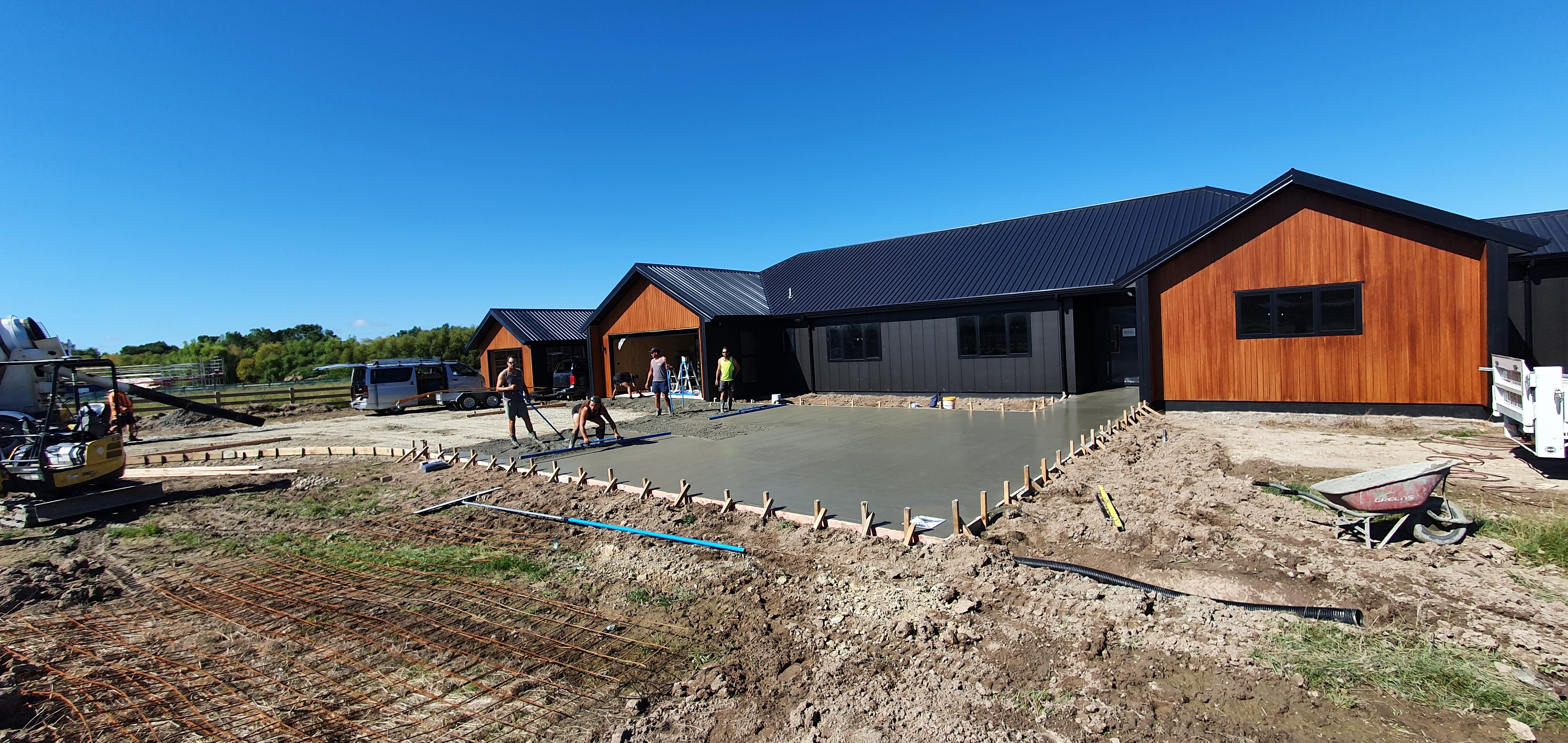 Modern driveway