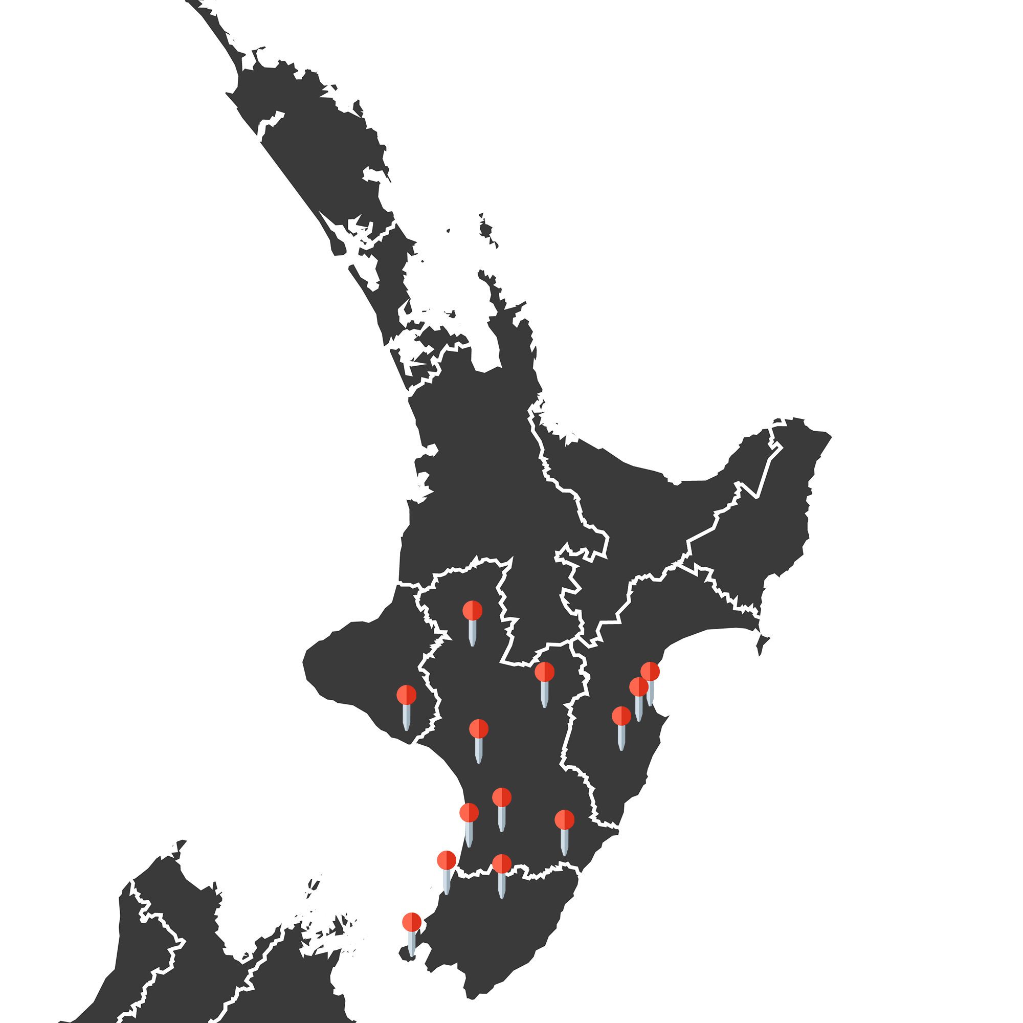 Service area coverage